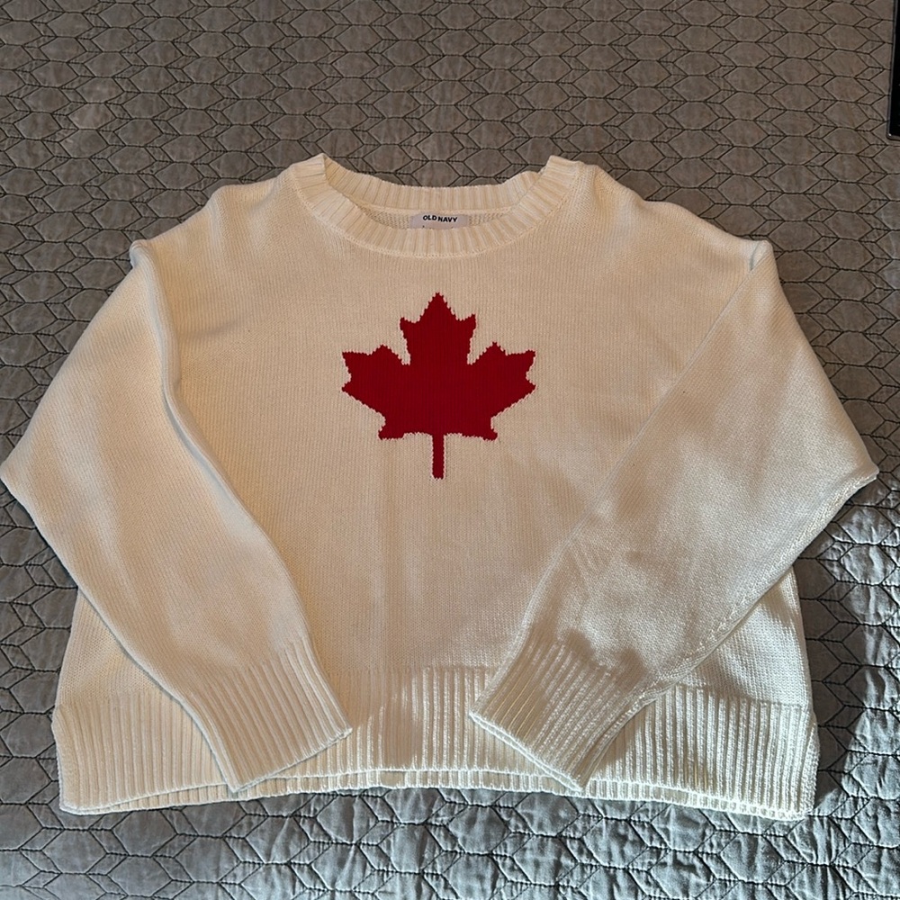 Canadian Flag sweater, wmns